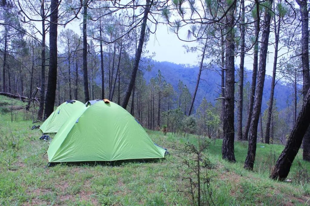 Camping in Kausani, LAMGARA